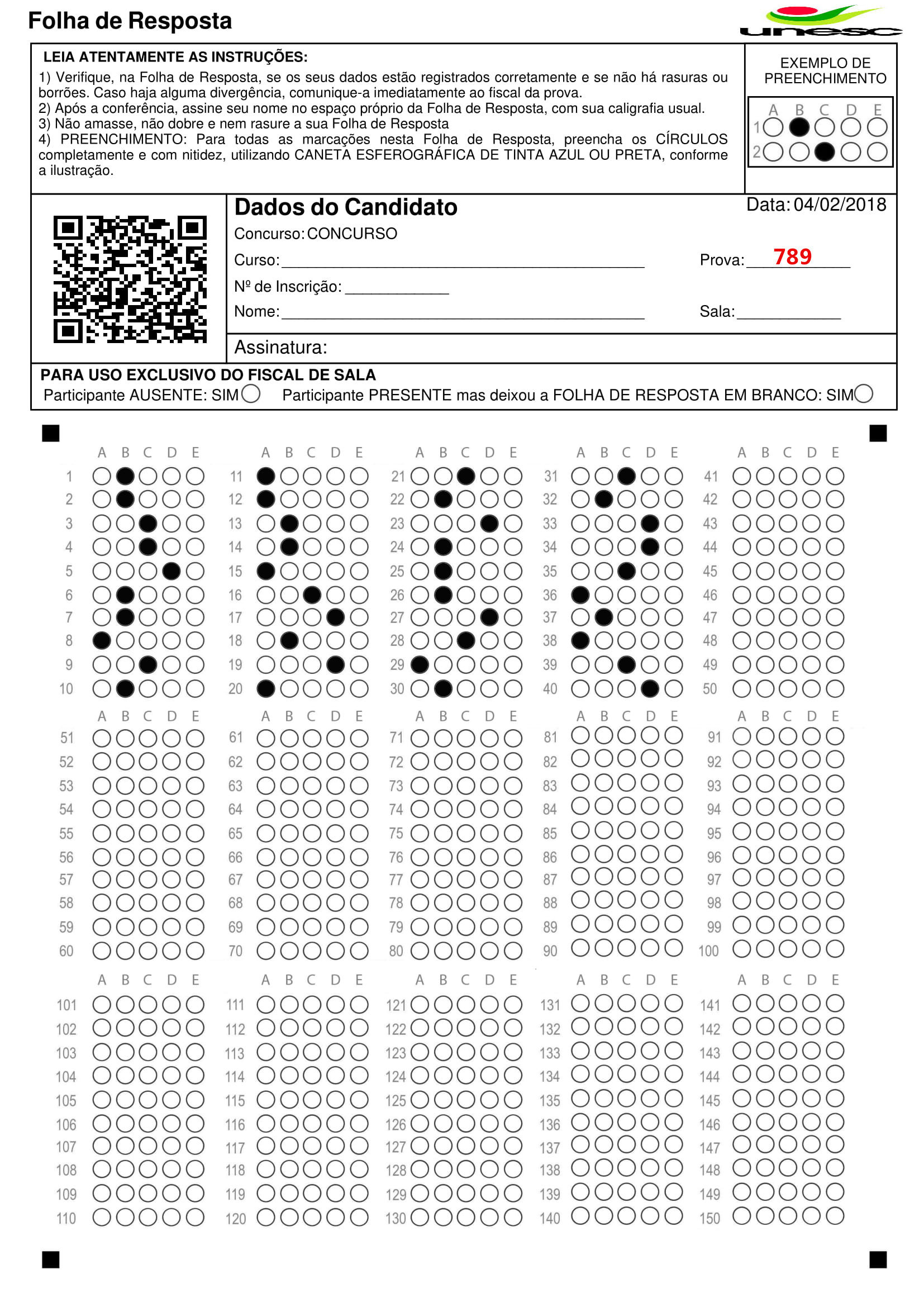 Provas E Gabaritos 3353